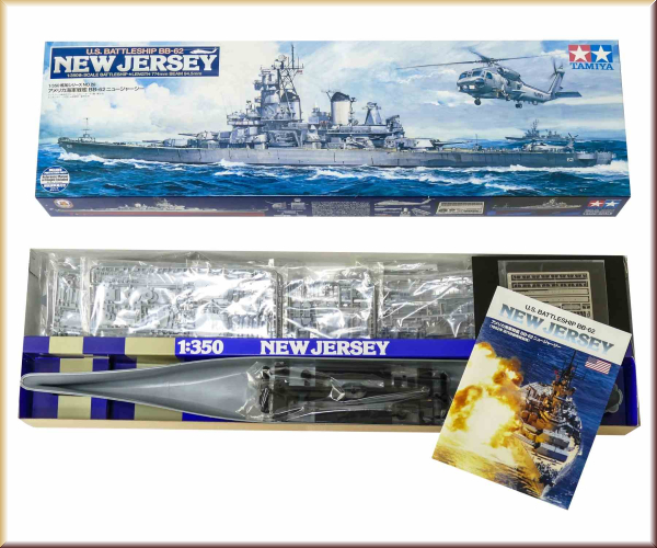 Dickie Tamiya 300078028 1:350 US Schlachtschiff New J - Bild 1